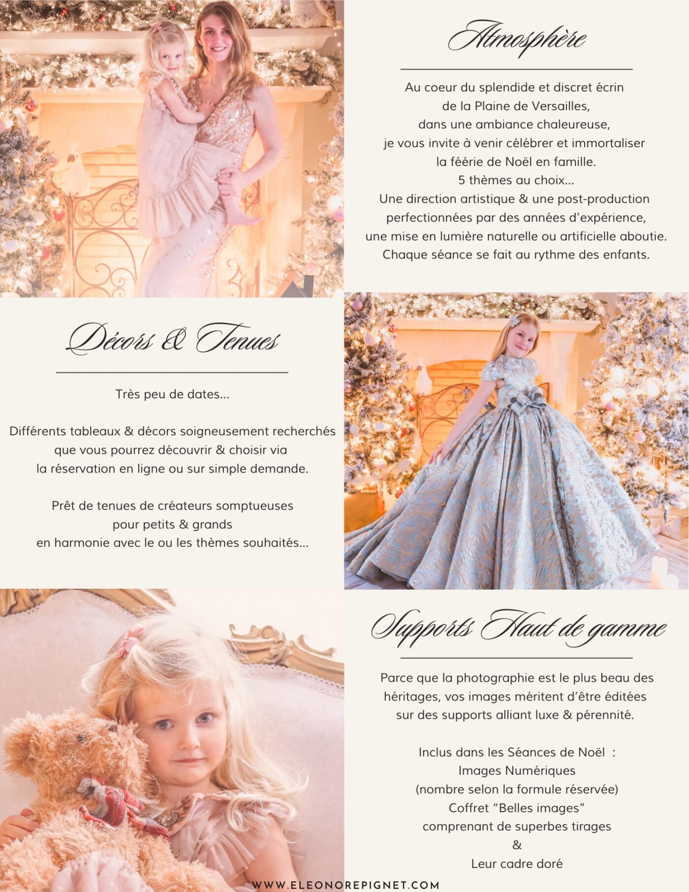 Éléonore Pignet - Photographe Yvelines - Actualité - Réservation Noël