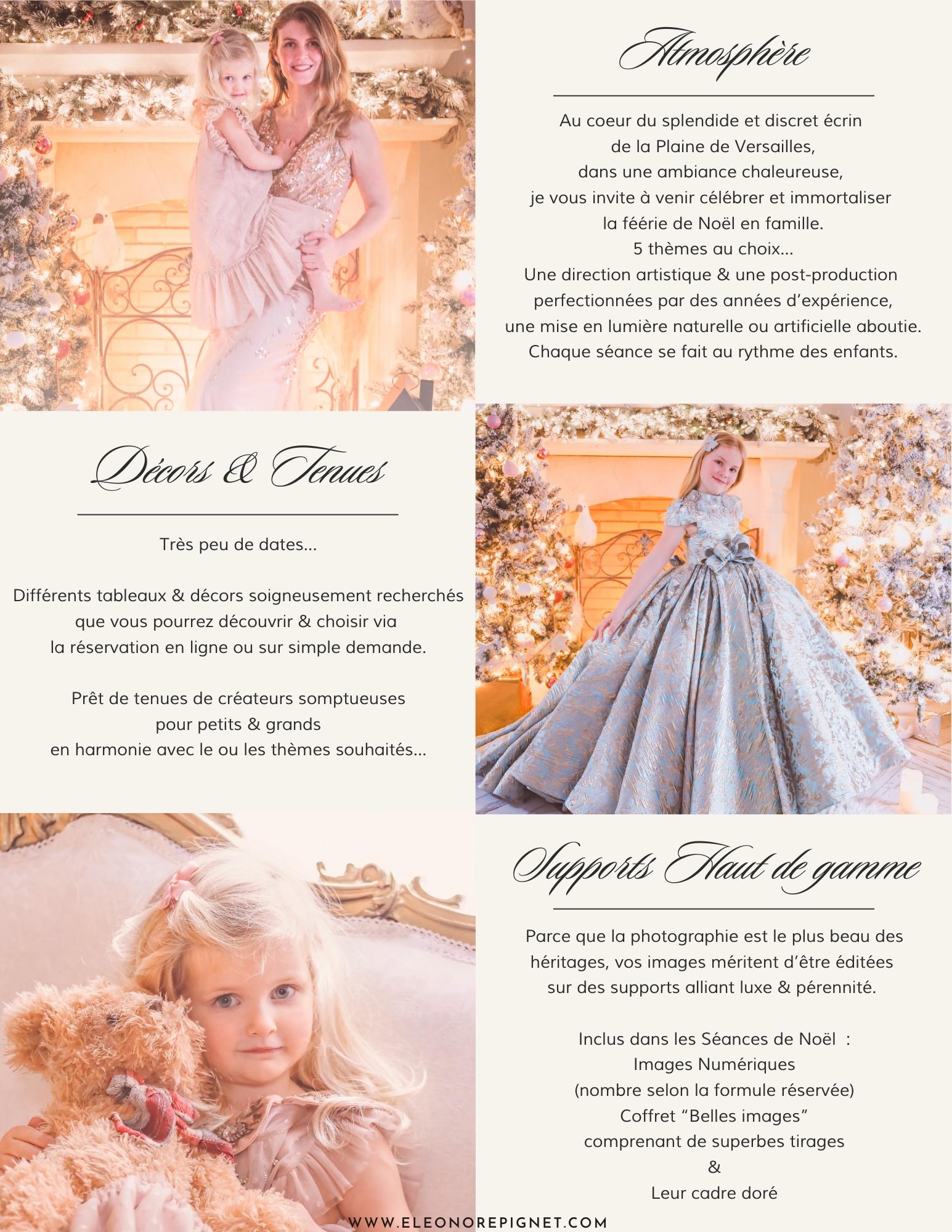 Éléonore Pignet - Photographe Yvelines - Actualité - Réservation Noël
